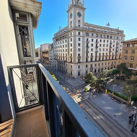 Ferienwohnung Dos Torres Atico Duplex - Centrico Con Vistas A La Ciudad Saragossa Exterior foto